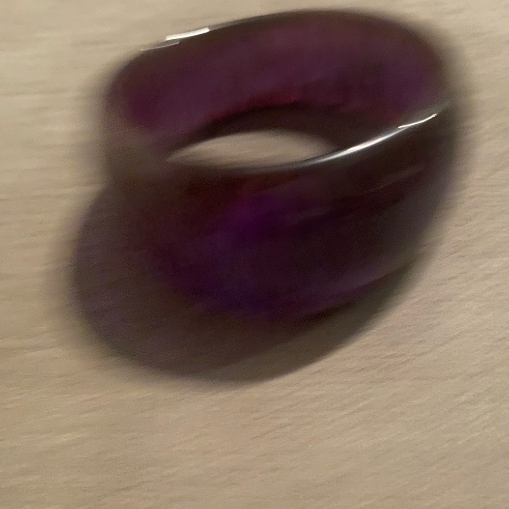 Elegant Purple Bangle Bracelet